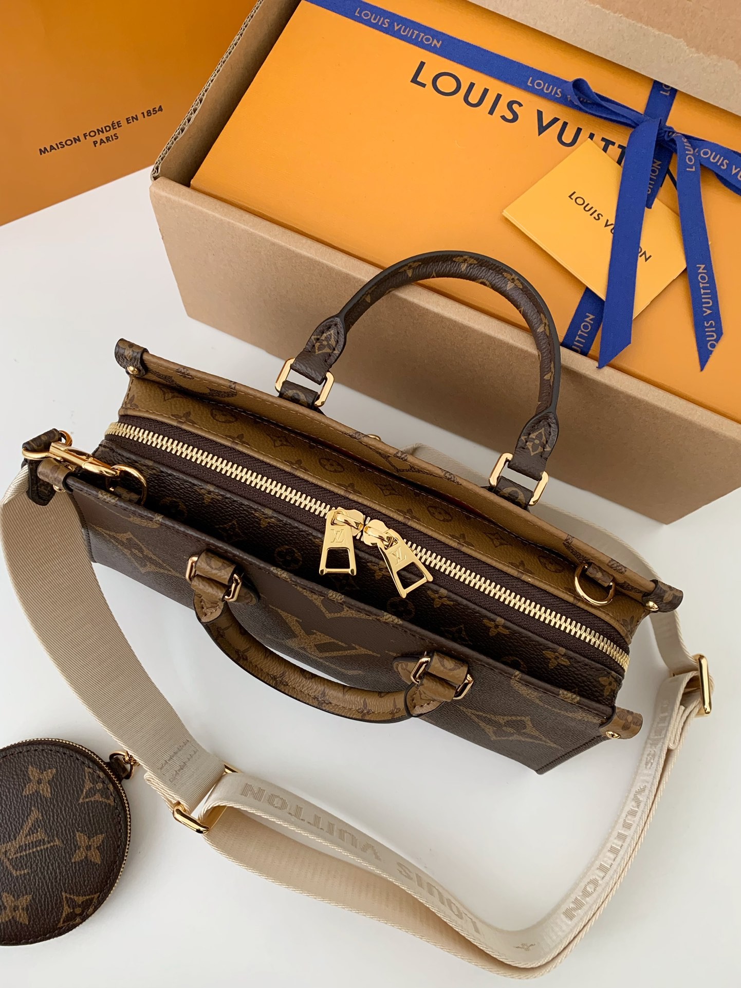 「#457」Lovis Vuitton Onthego Eat-West 25*13*10cm - Image 4