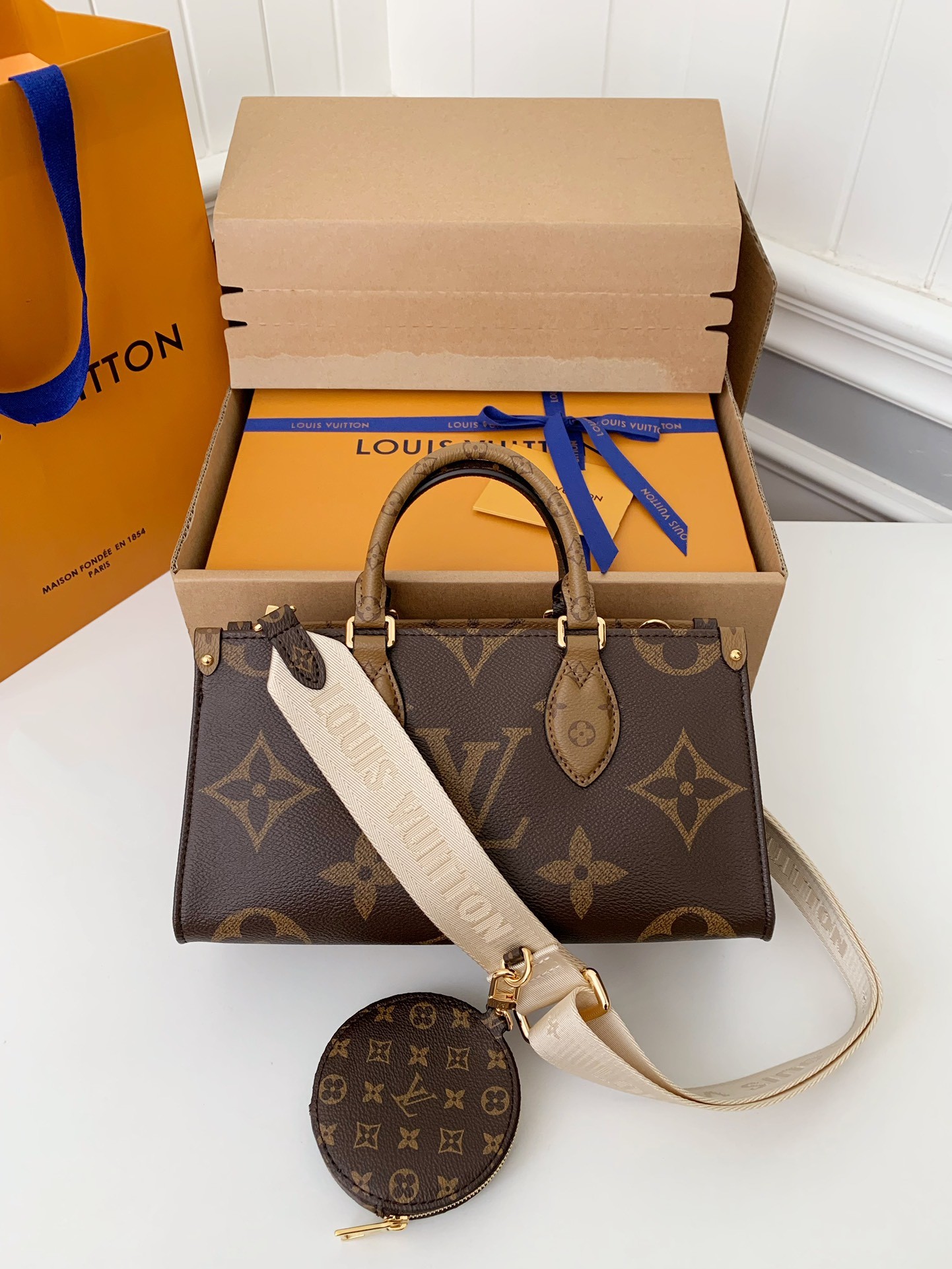 「#457」Lovis Vuitton Onthego Eat-West 25*13*10cm