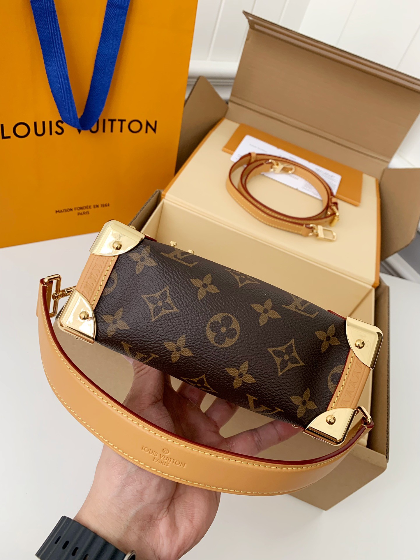 「#497」Lovis Vuitton SIDE TRUNK 18*12.5*8cm - Image 4