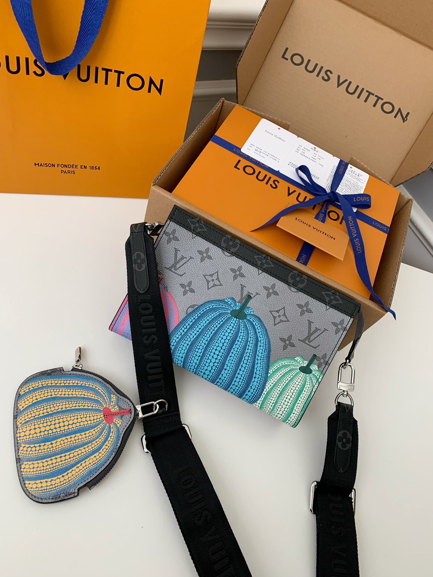 「#498」Lovis Vuitton × Yayoi Kusama GASTON 22*14.5*4.5cm - Image 2