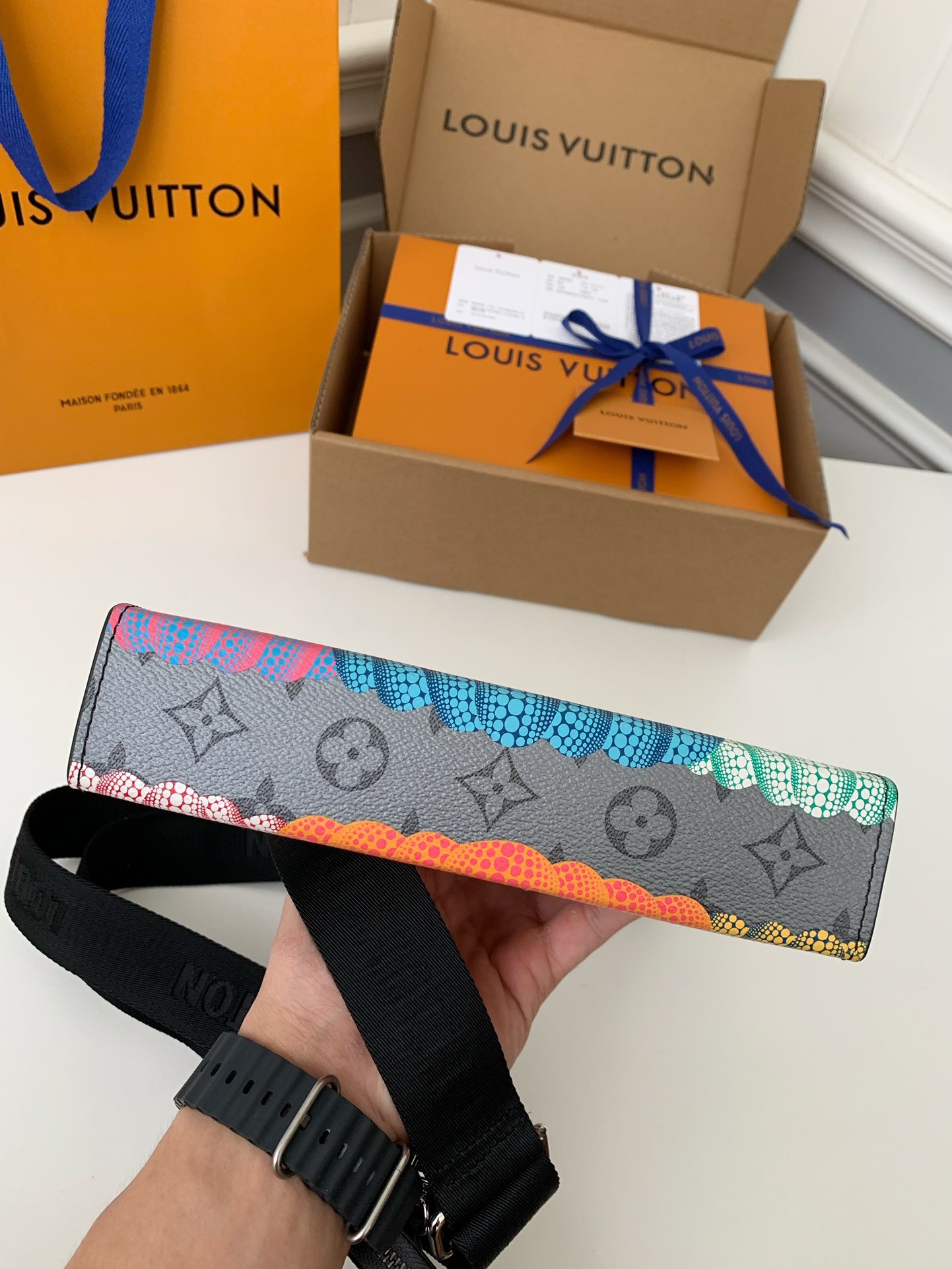 「#498」Lovis Vuitton × Yayoi Kusama GASTON 22*14.5*4.5cm - Image 4