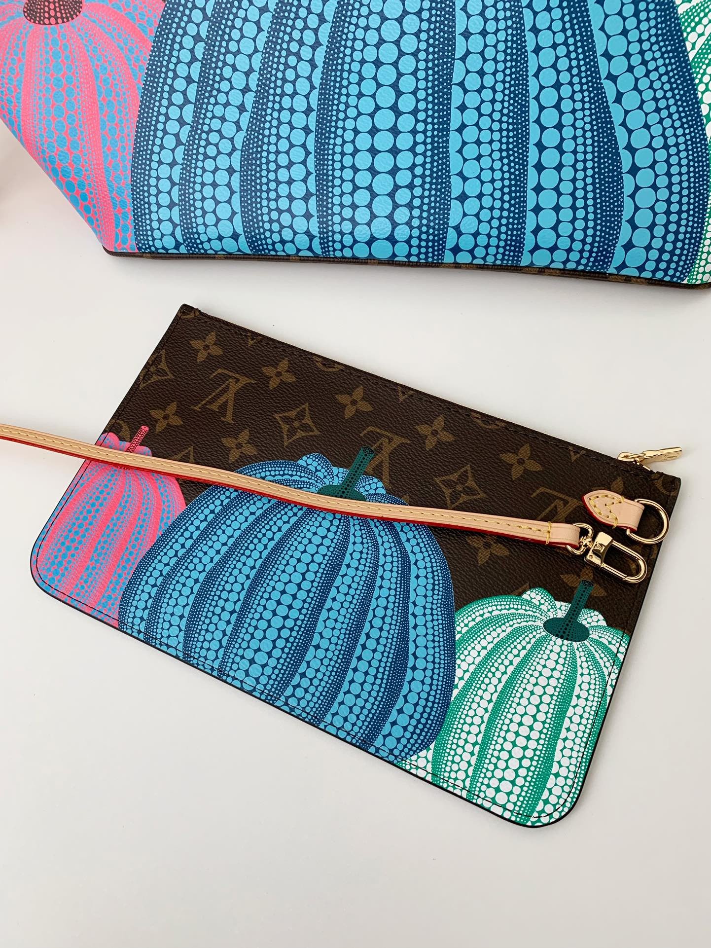 「#503」Lovis Vuitton x Yayoi Kusama NEVERFULL 31*28*14cm - Image 4