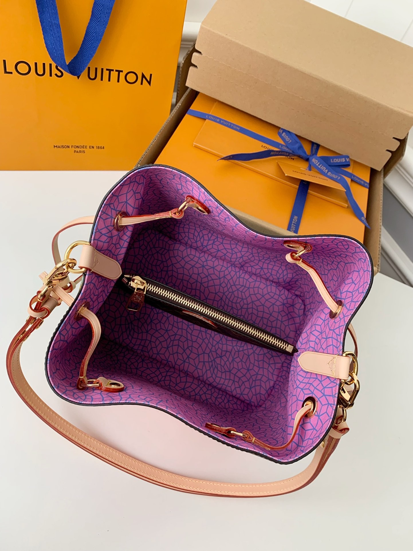 「#508」Lovis Vuitton x Yayoi Kusama NÉONOÉ 26*26*17.5cm - Image 5