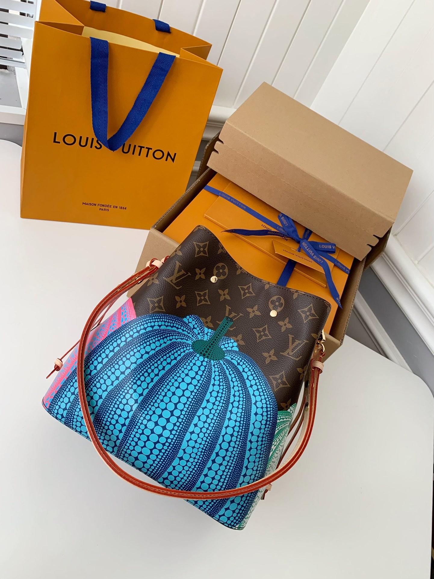 「#508」Lovis Vuitton x Yayoi Kusama NÉONOÉ 26*26*17.5cm - Image 3
