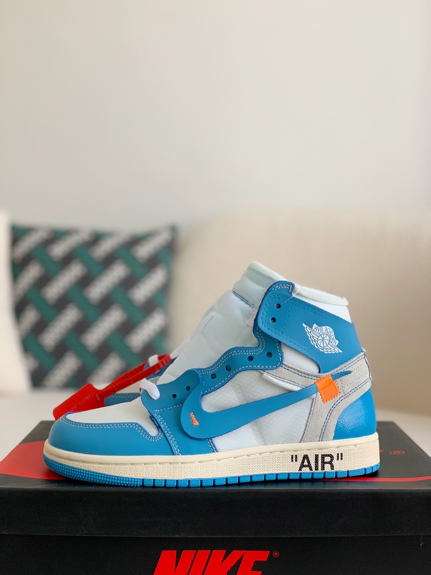 「#516」Off-White Air Jordan 1 Powder Blue UNC AJ1