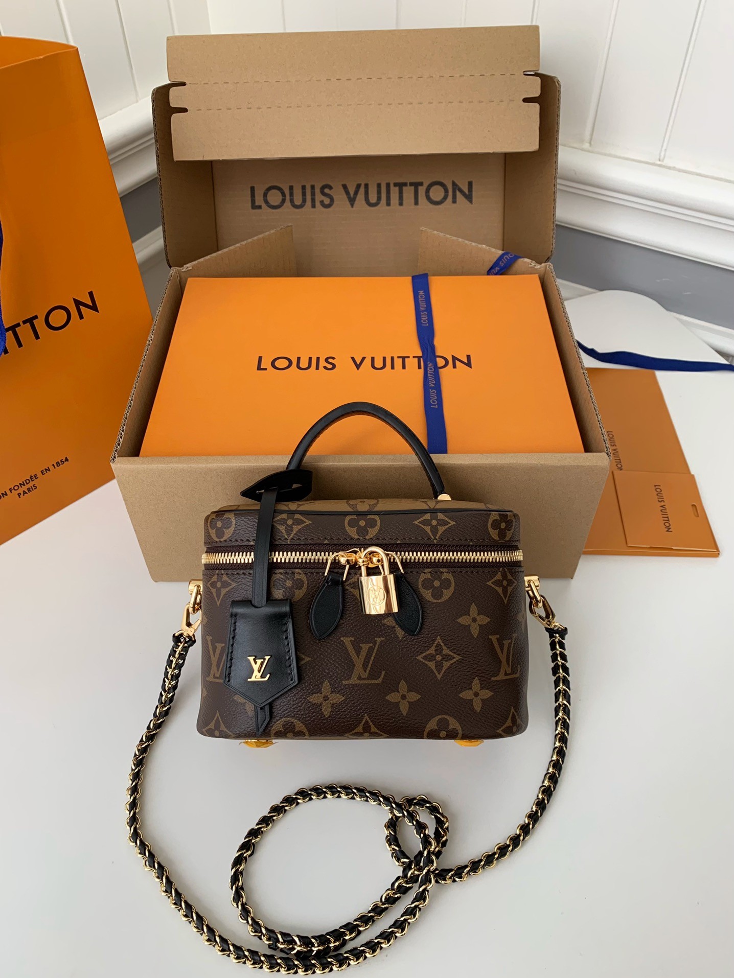 「#519」 Lovis Vuitton VANITY M45165 19*13*11cm