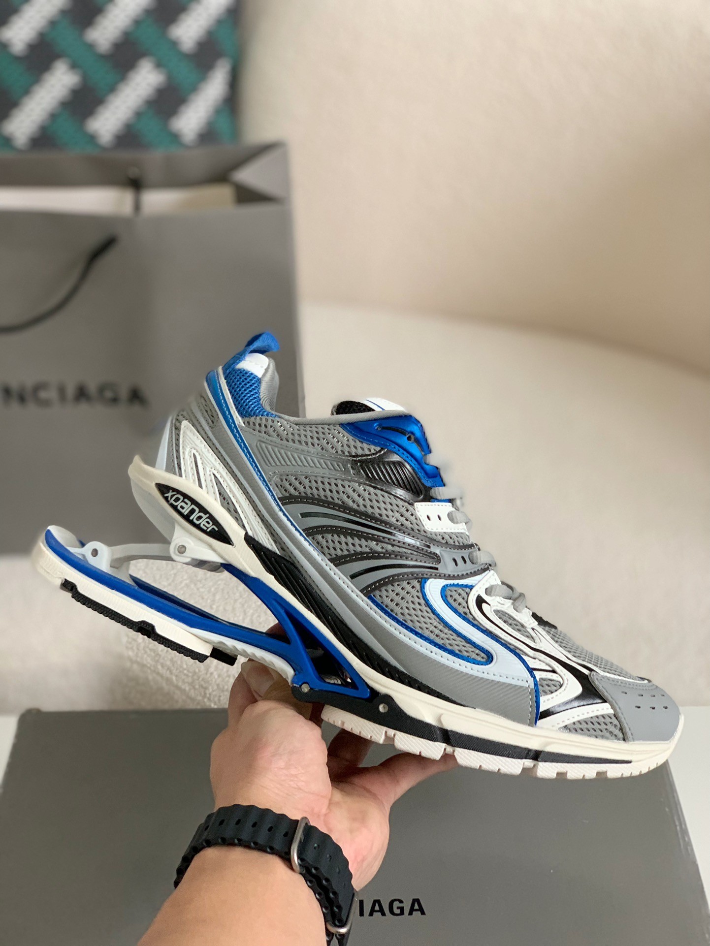 「#537」Balenciaga X-Pander Men's Floating Sneakers - Image 3
