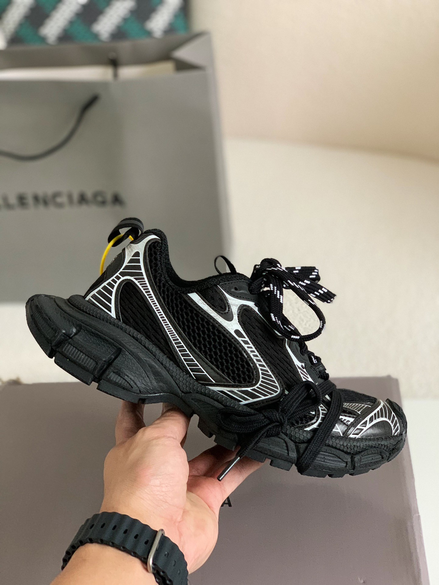 「#539」Balenciaga Runner Sneakers - Image 3