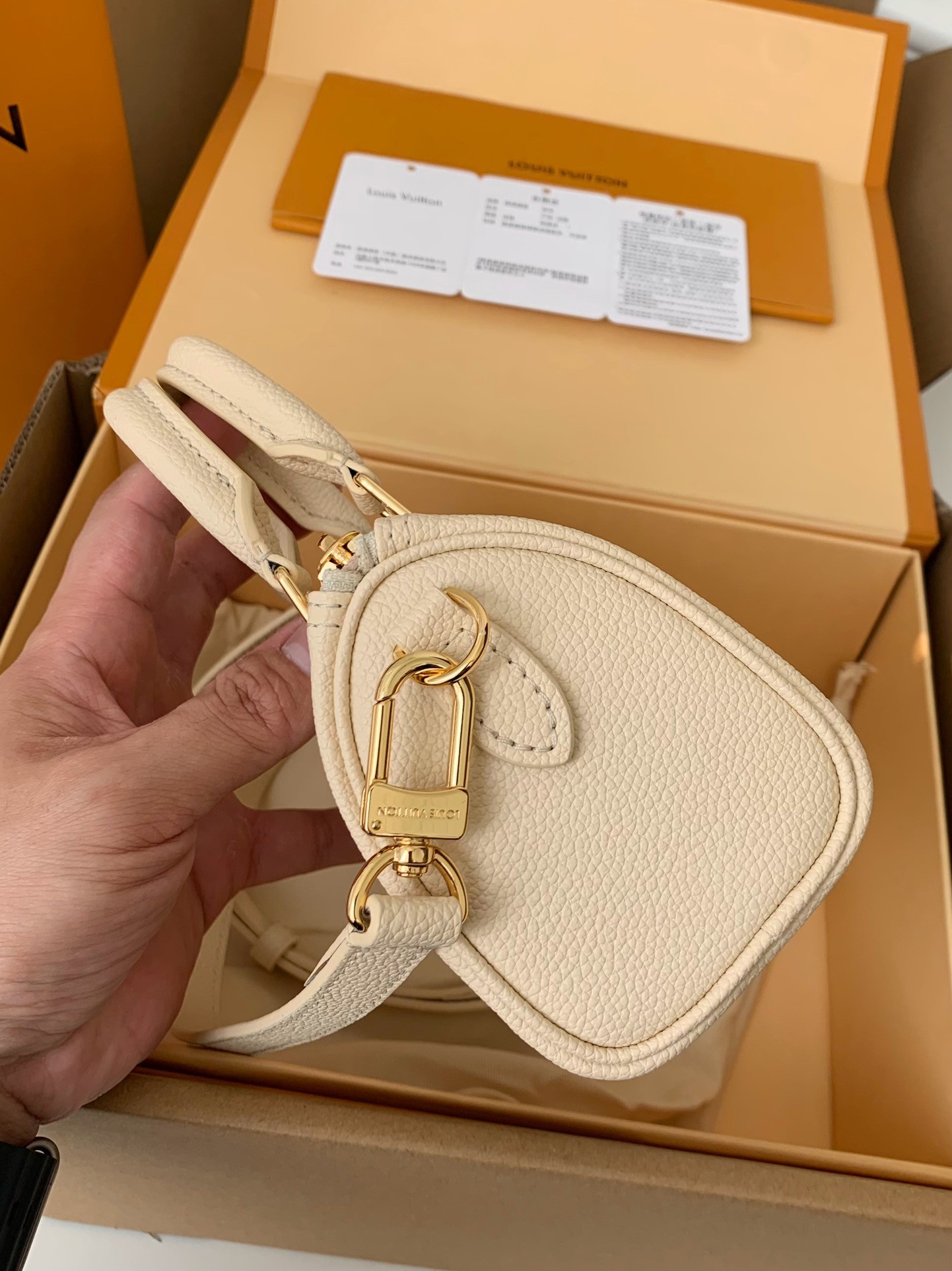「#559」 Lovis Vuitton NANO SPEEDY 16*10*7.5cm - Image 4