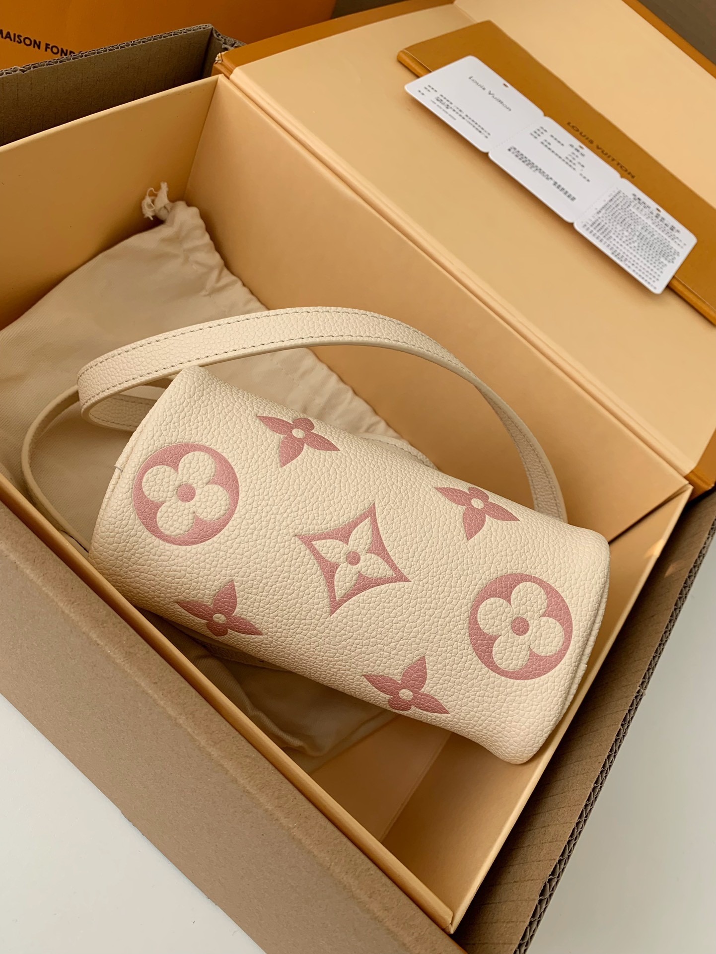 「#559」 Lovis Vuitton NANO SPEEDY 16*10*7.5cm - Image 3
