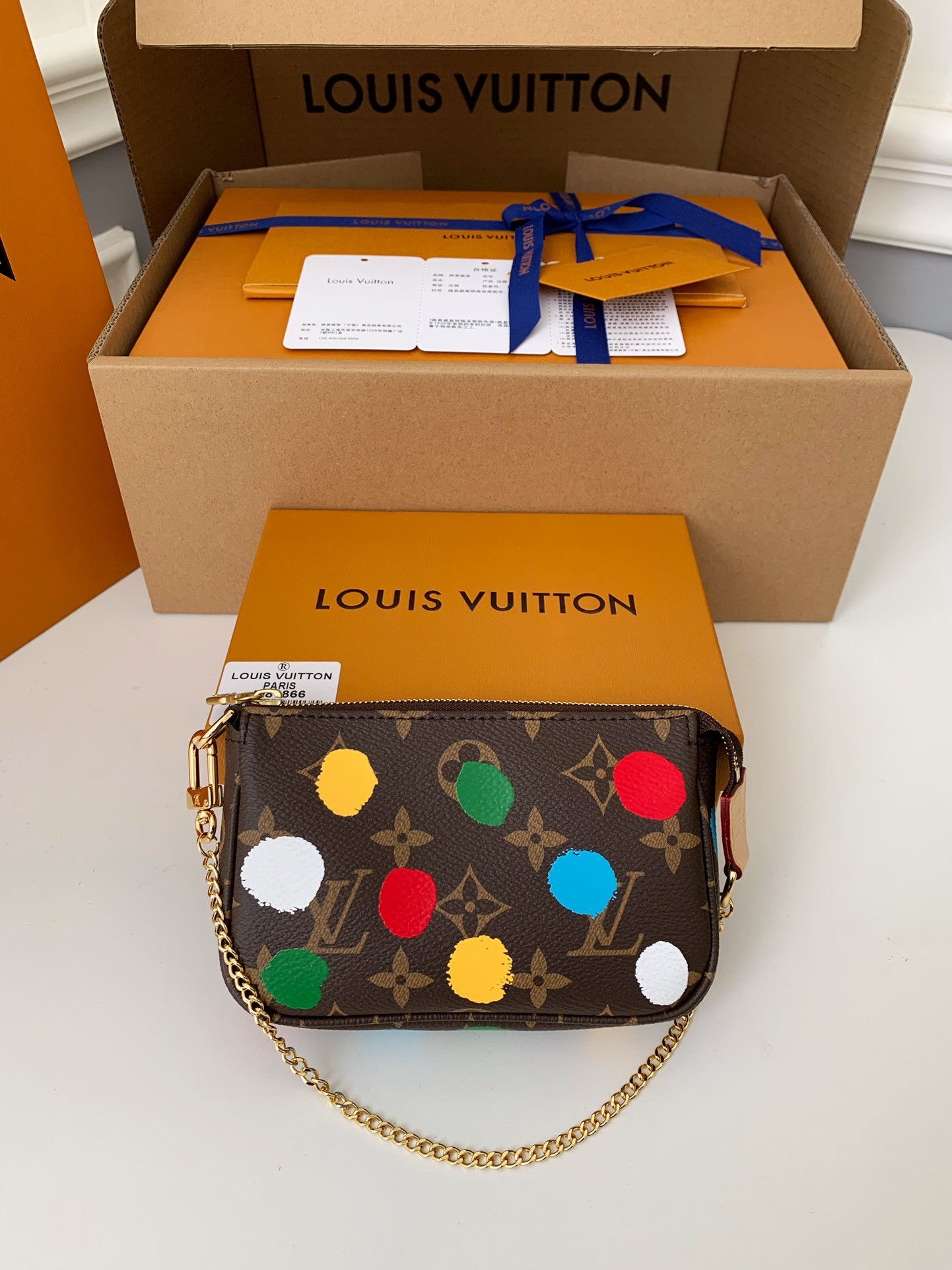 「#560」LV x YK MINI POCHETTE ACCESSOIRES 15.5*10.5*4cm
