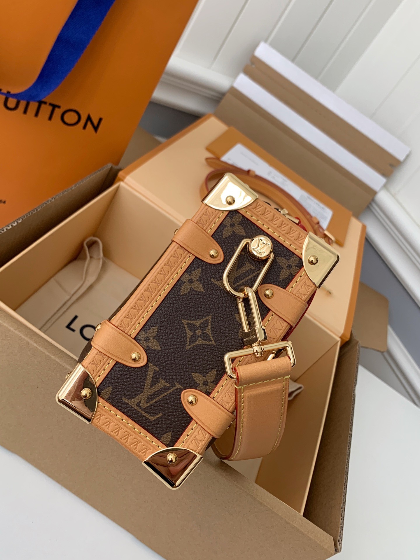 「#578」LOUIS VUITTON SIDE TRUNK M46358 21*14*6cm - Image 5