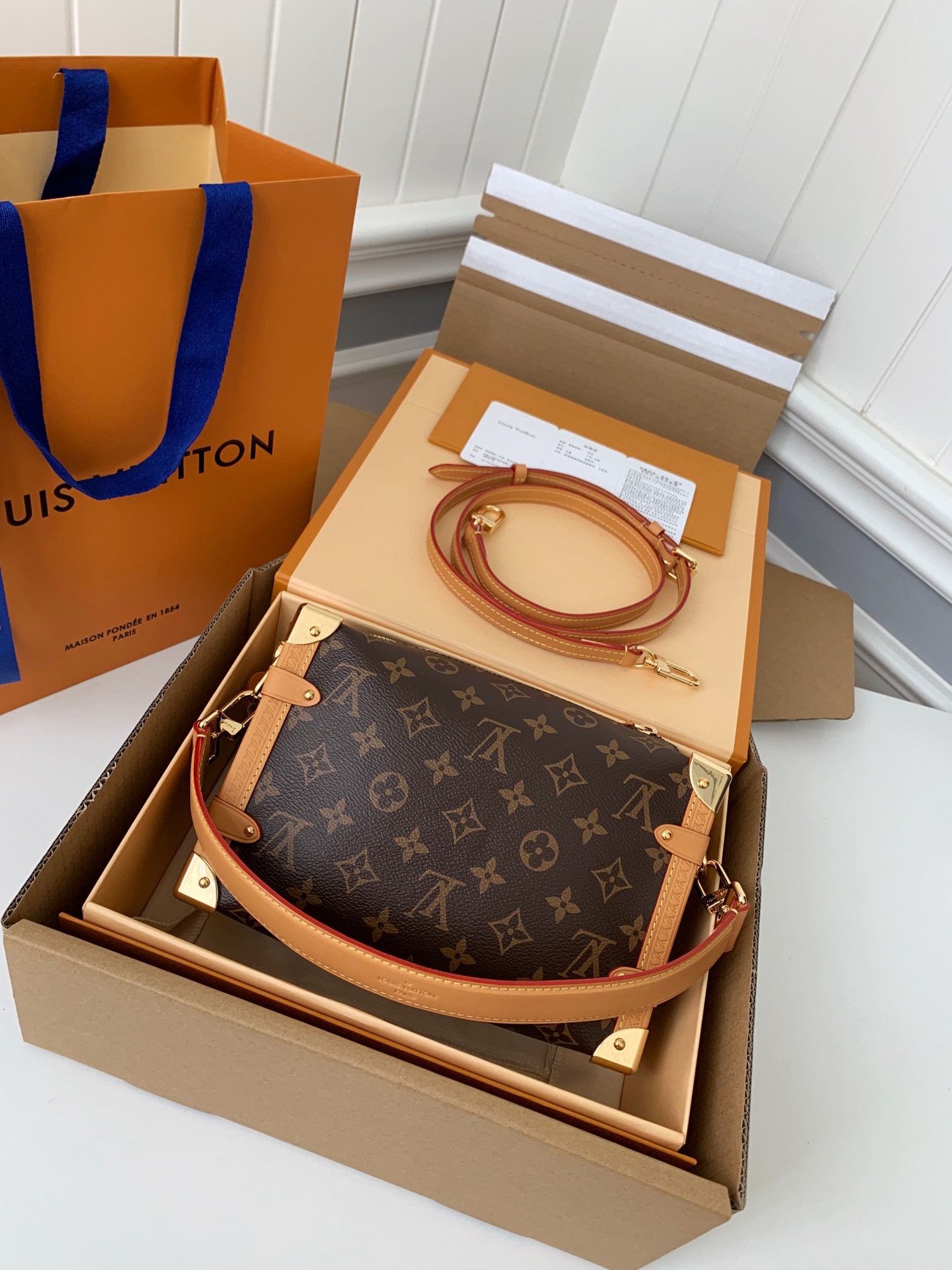 「#578」LOUIS VUITTON SIDE TRUNK M46358 21*14*6cm - Image 3