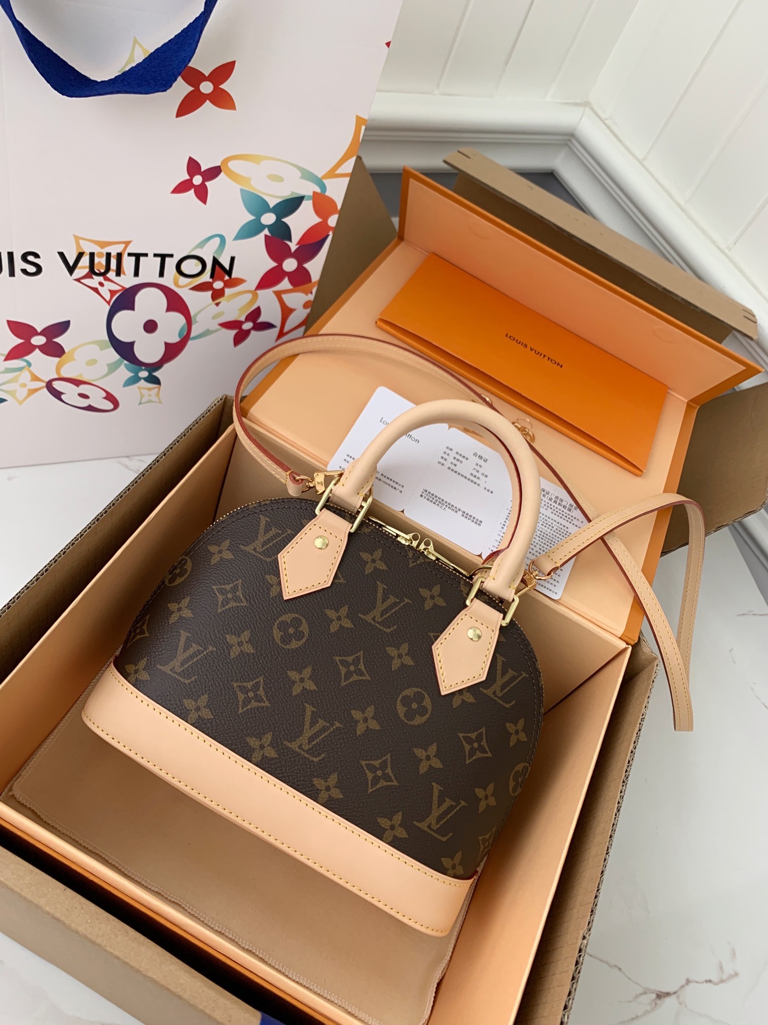 「#581」LOUIS VUITTON ALMA BB M53152 23.5*17.5*11.5 cm - Image 2