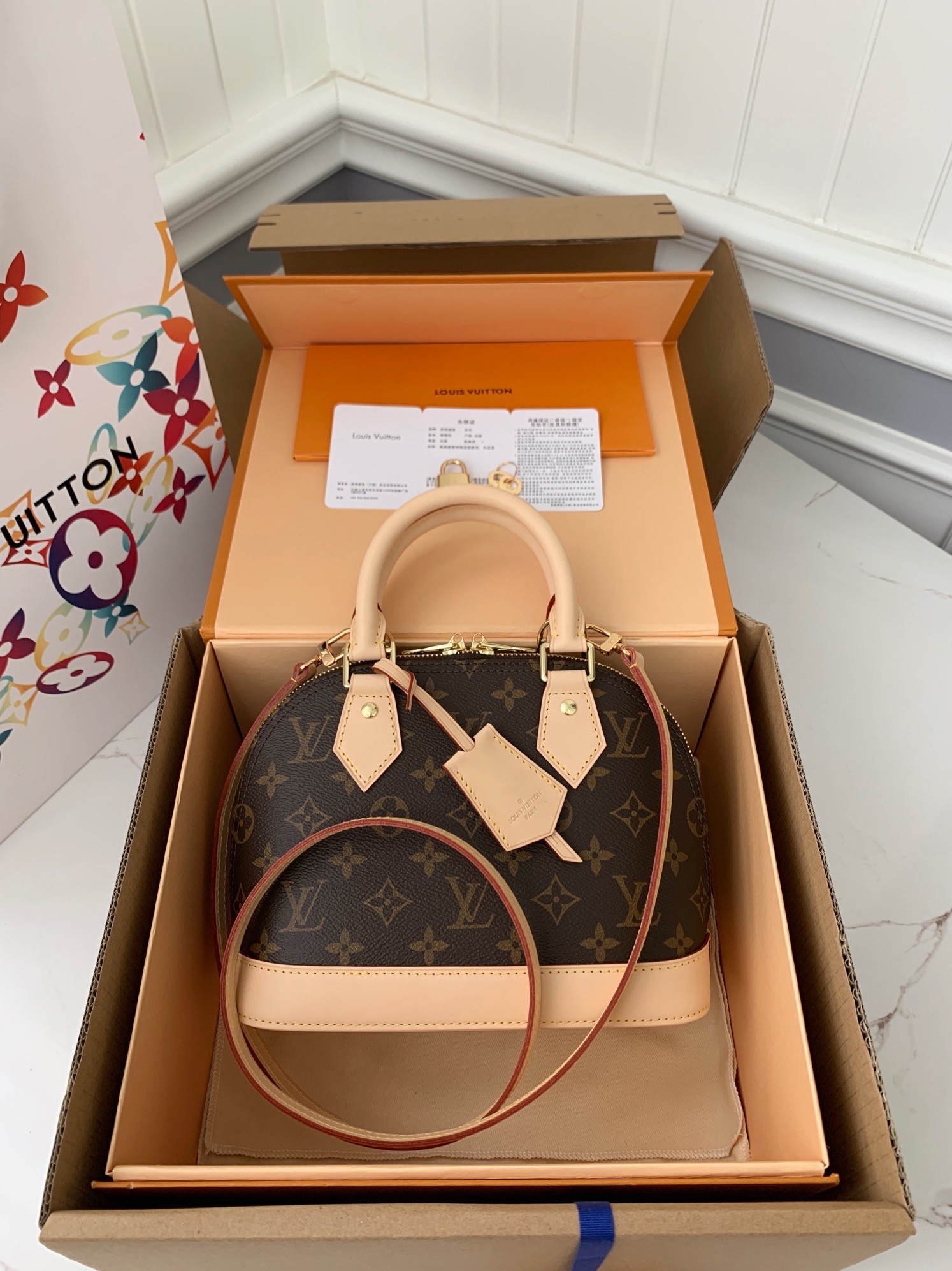 「#581」LOUIS VUITTON ALMA BB M53152 23.5*17.5*11.5 cm
