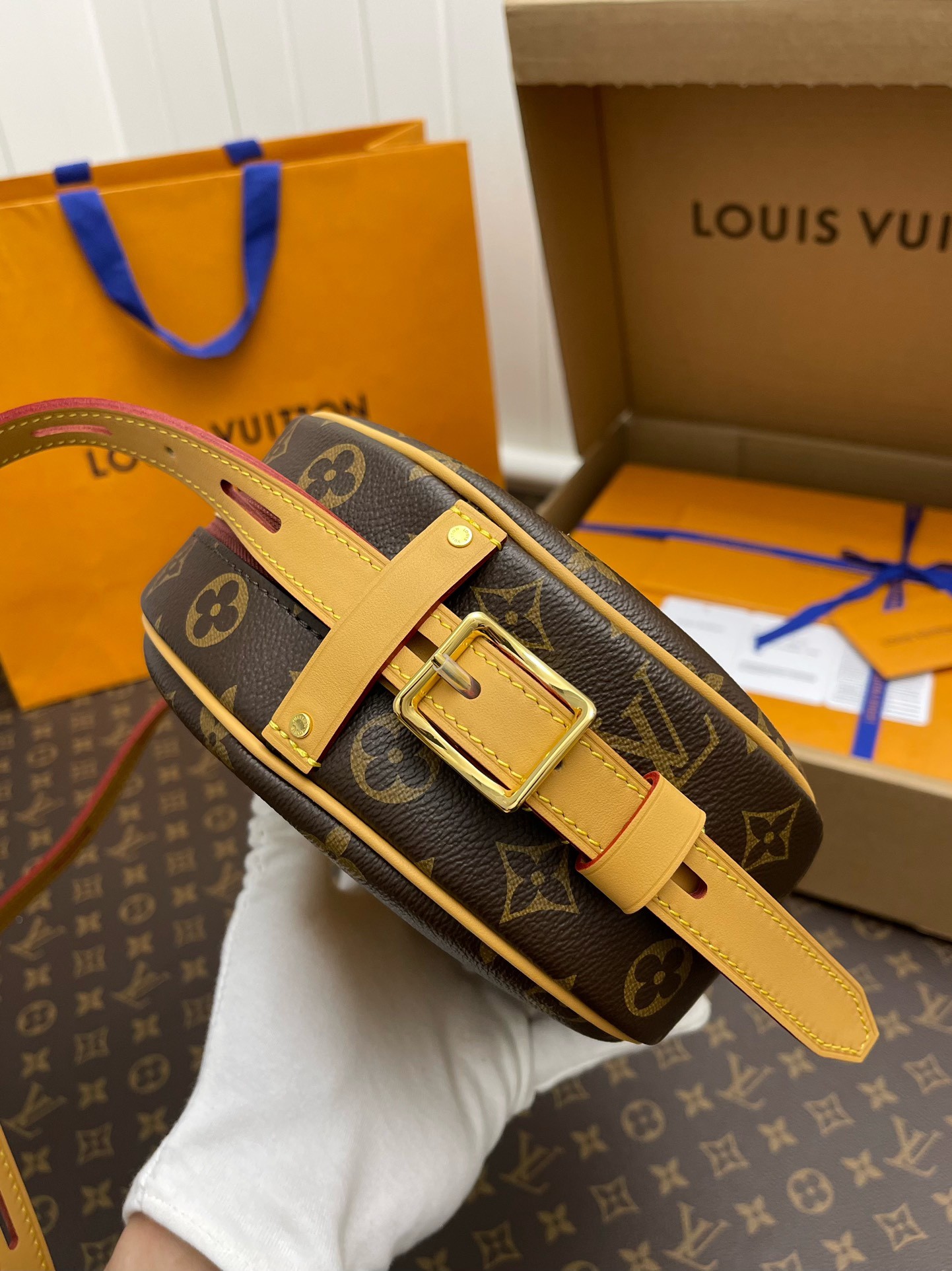 「#582」LOUIS VUITTON BOITE CHAPEAU SOUPLE M45647 20*22.5*8cm - Image 2