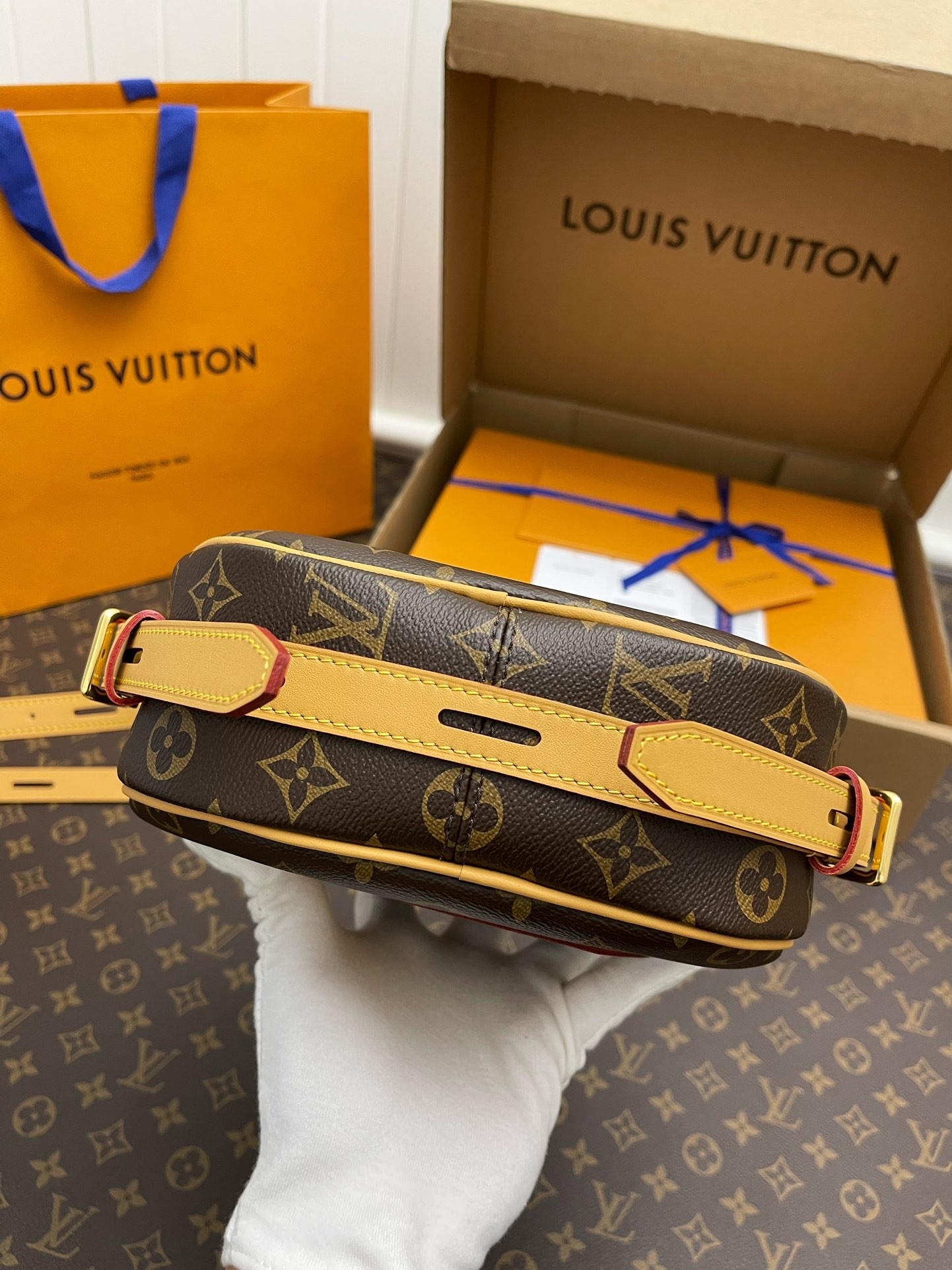 「#582」LOUIS VUITTON BOITE CHAPEAU SOUPLE M45647 20*22.5*8cm - Image 3
