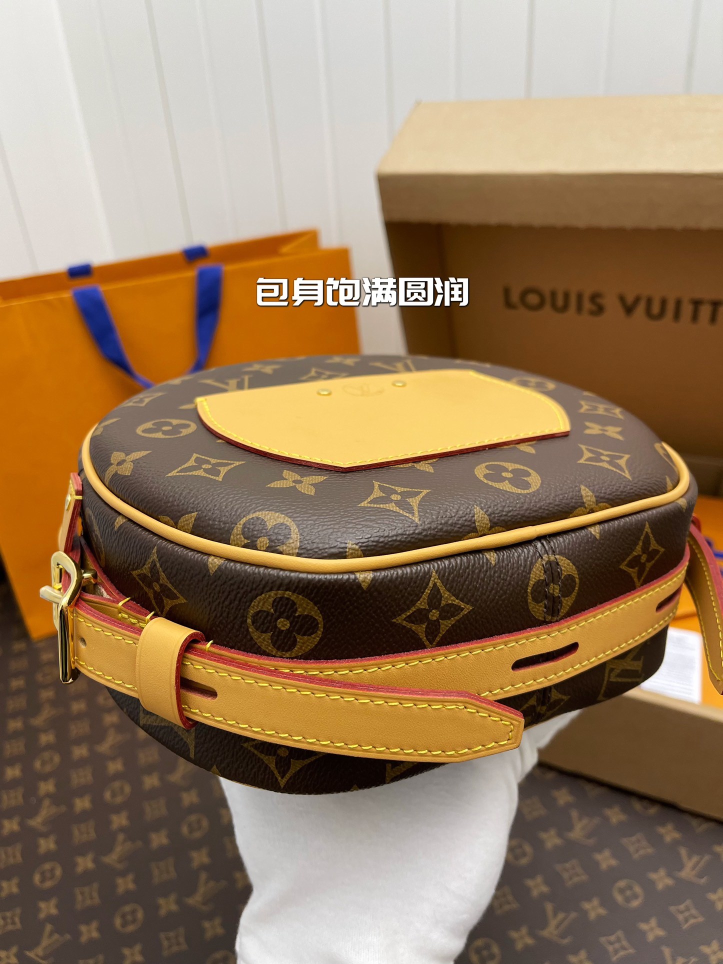 「#582」LOUIS VUITTON BOITE CHAPEAU SOUPLE M45647 20*22.5*8cm - Image 5