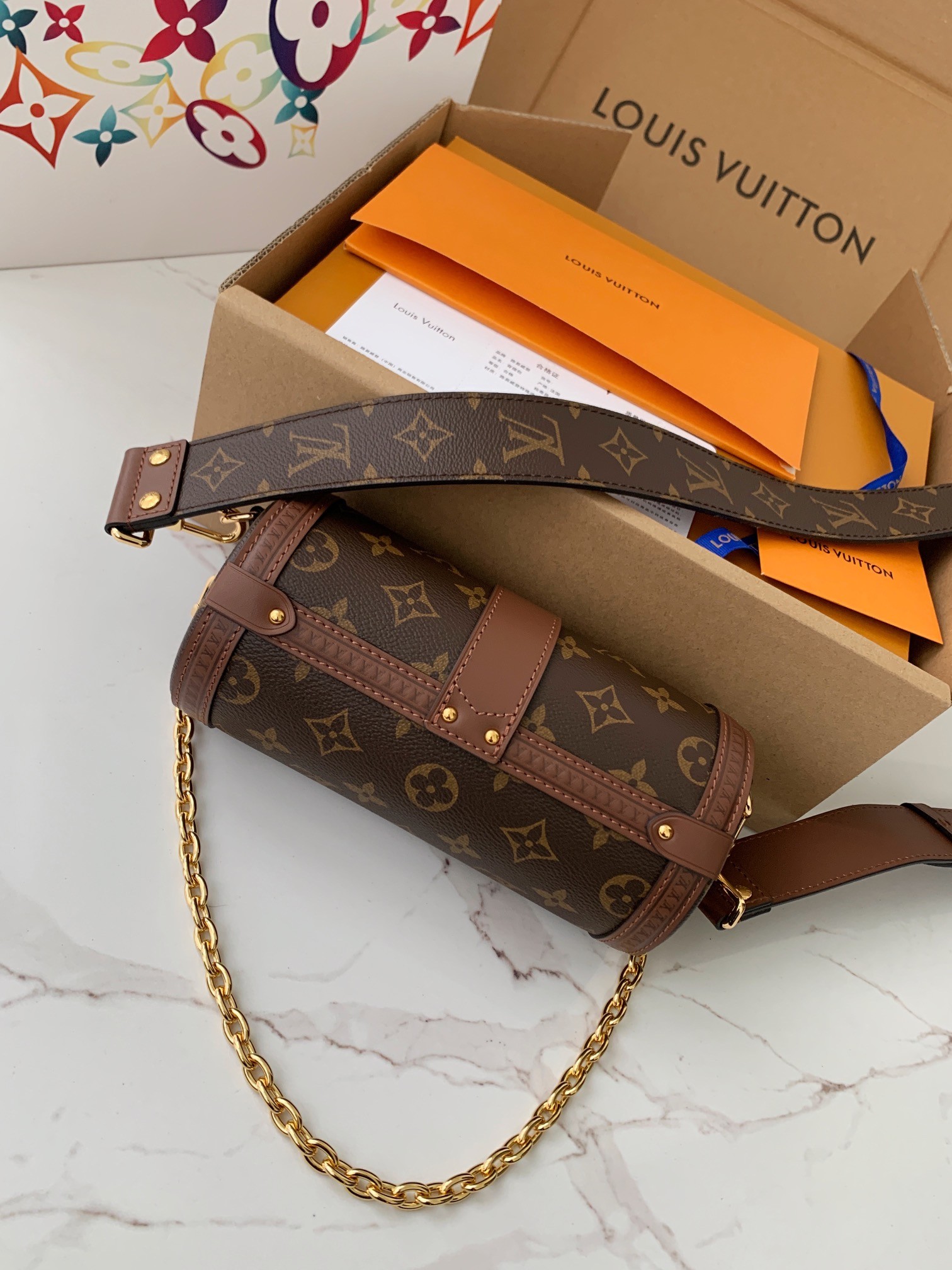 「#583」LOUIS VUITTON PAPILLON TRUNK M57835 19*9*9cm - Image 3