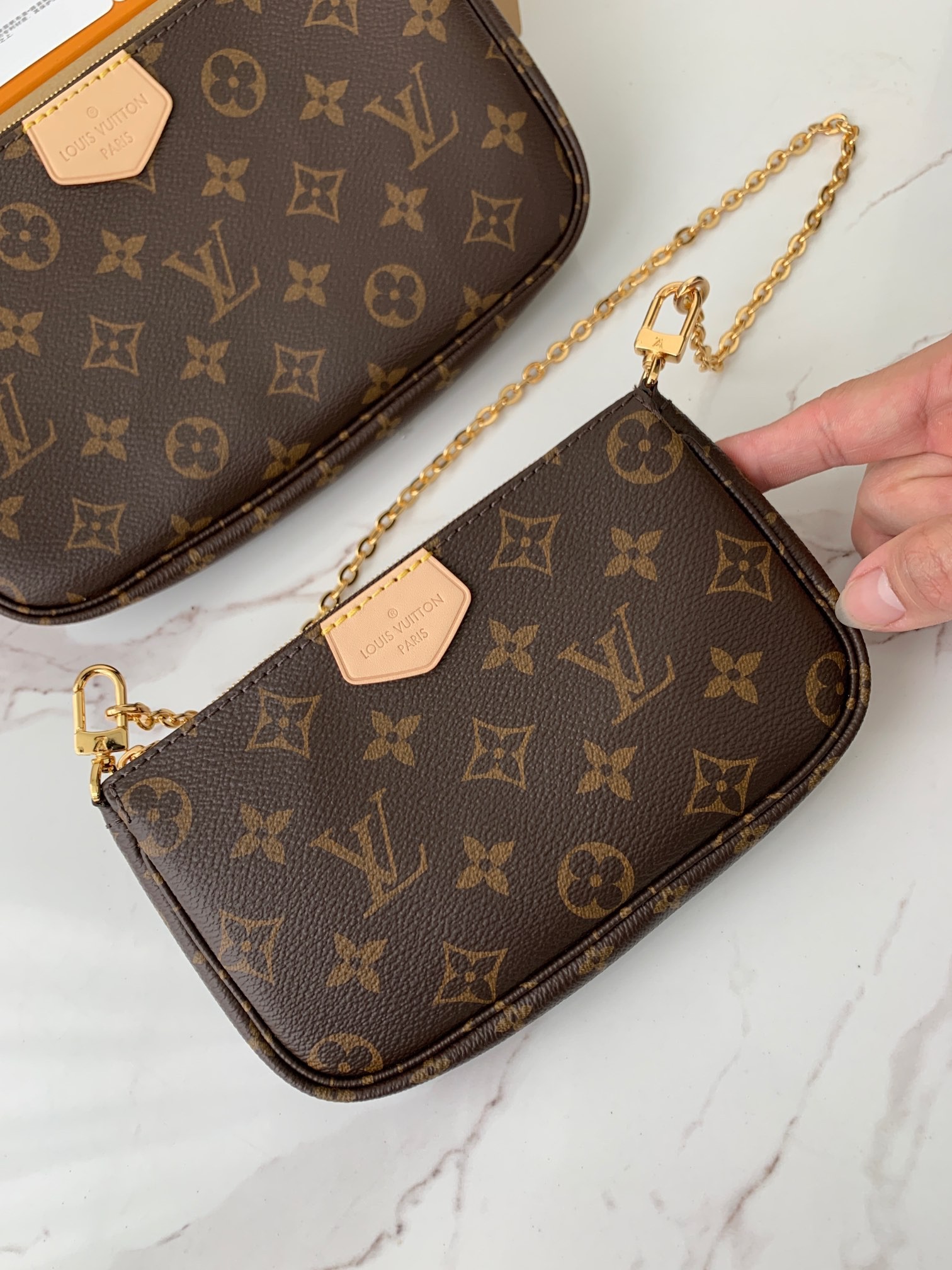 「#584」LOUIS VUITTON MULTI POCHETTE ACCESSORIES M44813 24*13.5*4cm - Image 3
