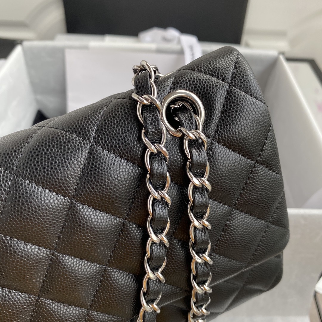 「#617」 Chane1 Classic Flap Bag Size: 15.5x25.5x6.5cm - Image 5