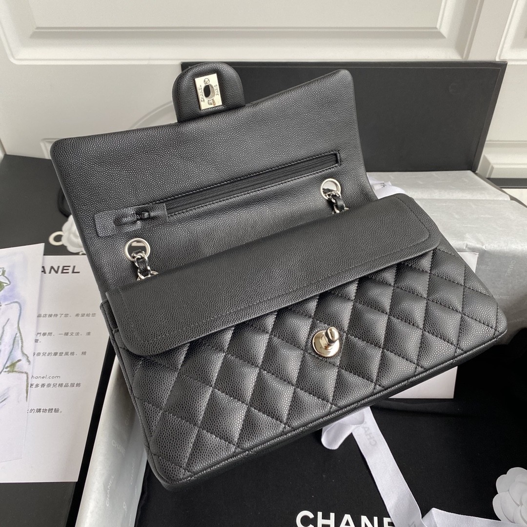 「#617」 Chane1 Classic Flap Bag Size: 15.5x25.5x6.5cm - Image 3