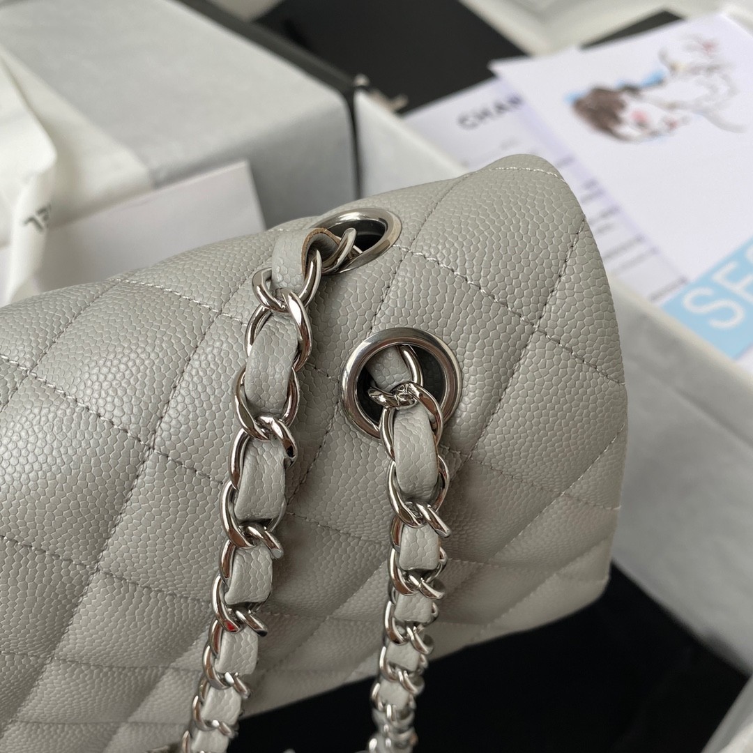 「#618」 Chane1 Classic Flap Bag Size: 15.5x25.5x6.5cm - Image 3