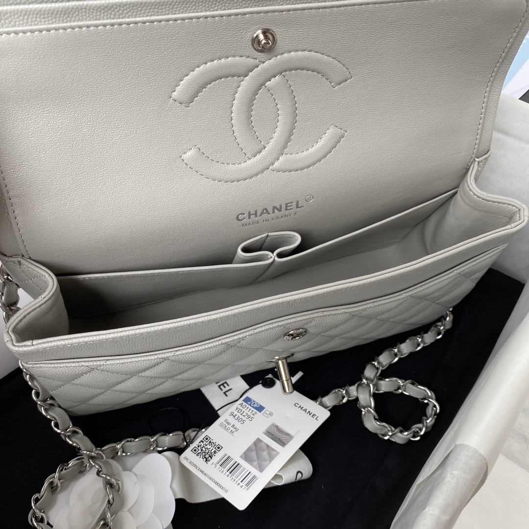 「#618」 Chane1 Classic Flap Bag Size: 15.5x25.5x6.5cm - Image 5