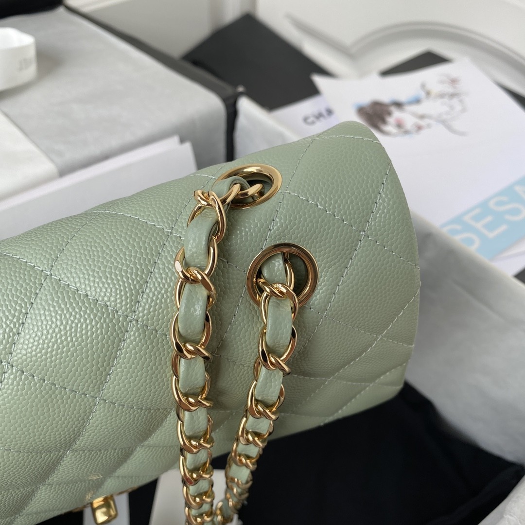 「#619」 Chane1 Classic Flap Bag Size: 15.5x25.5x6.5cm - Image 5