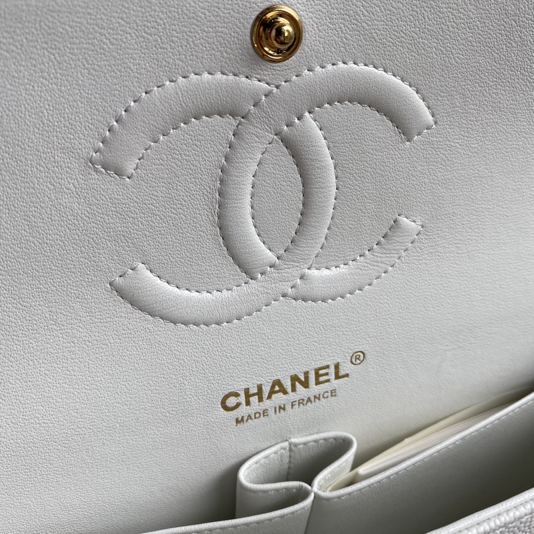 「#621」 Chane1 Classic Flap Bag Size: 15.5x25.5x6.5cm - Image 5