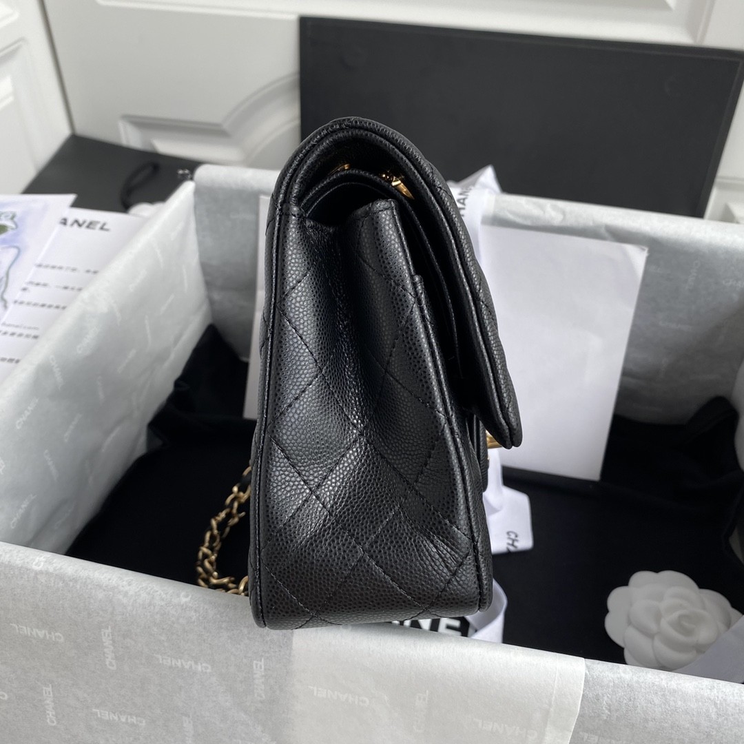 「#624」 Chane1 Classic Flap Bag Size: 15.5x25.5x6.5cm - Image 5