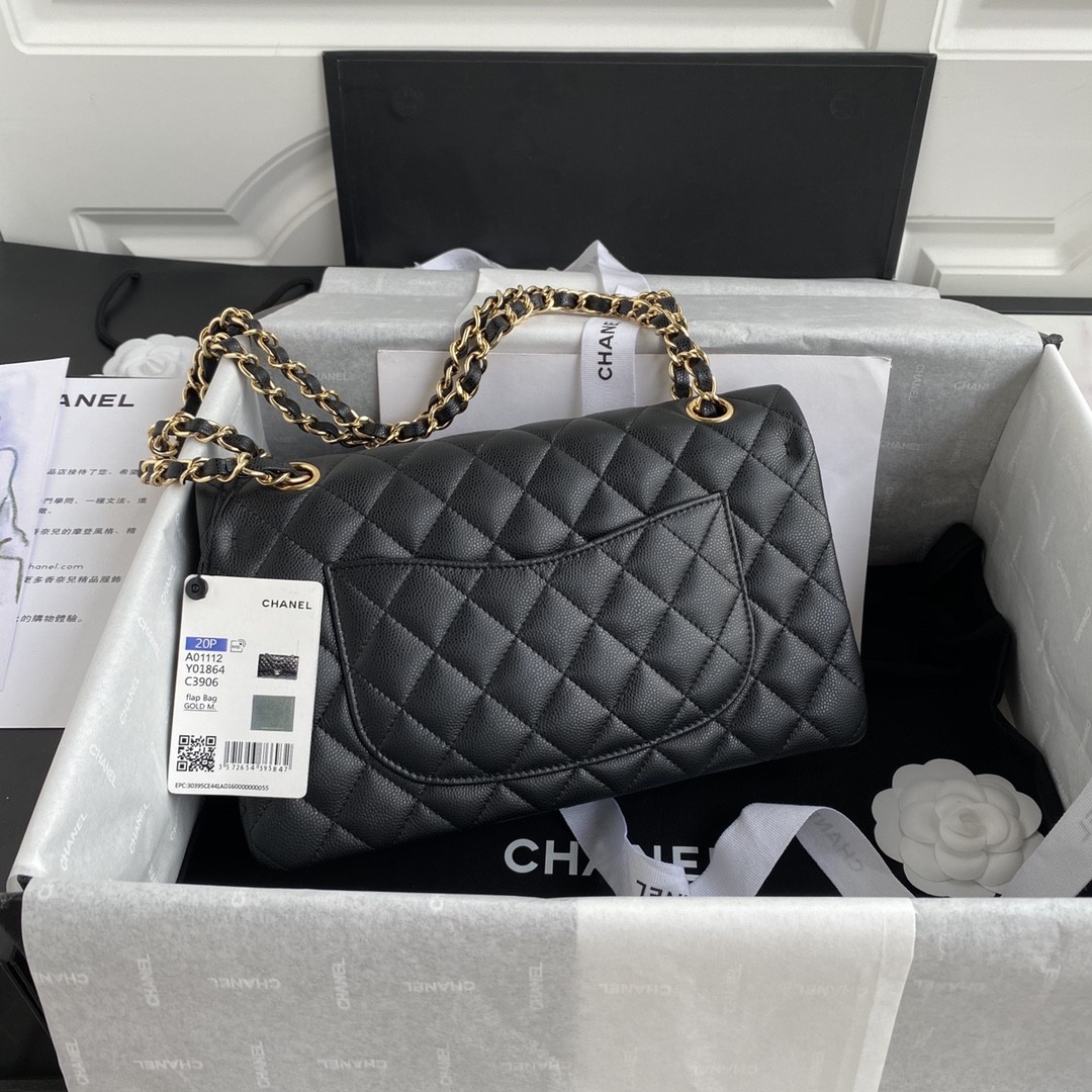 「#624」 Chane1 Classic Flap Bag Size: 15.5x25.5x6.5cm - Image 2