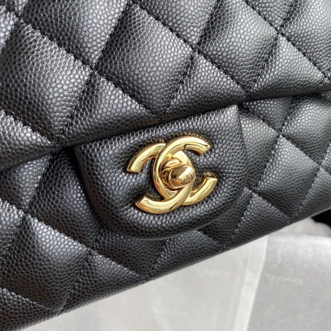 「#624」 Chane1 Classic Flap Bag Size: 15.5x25.5x6.5cm - Image 3