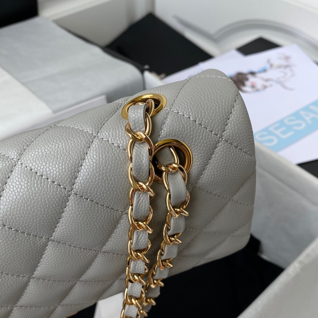「#625」 Chane1 Classic Flap Bag Size: 15.5x25.5x6.5cm - Image 5