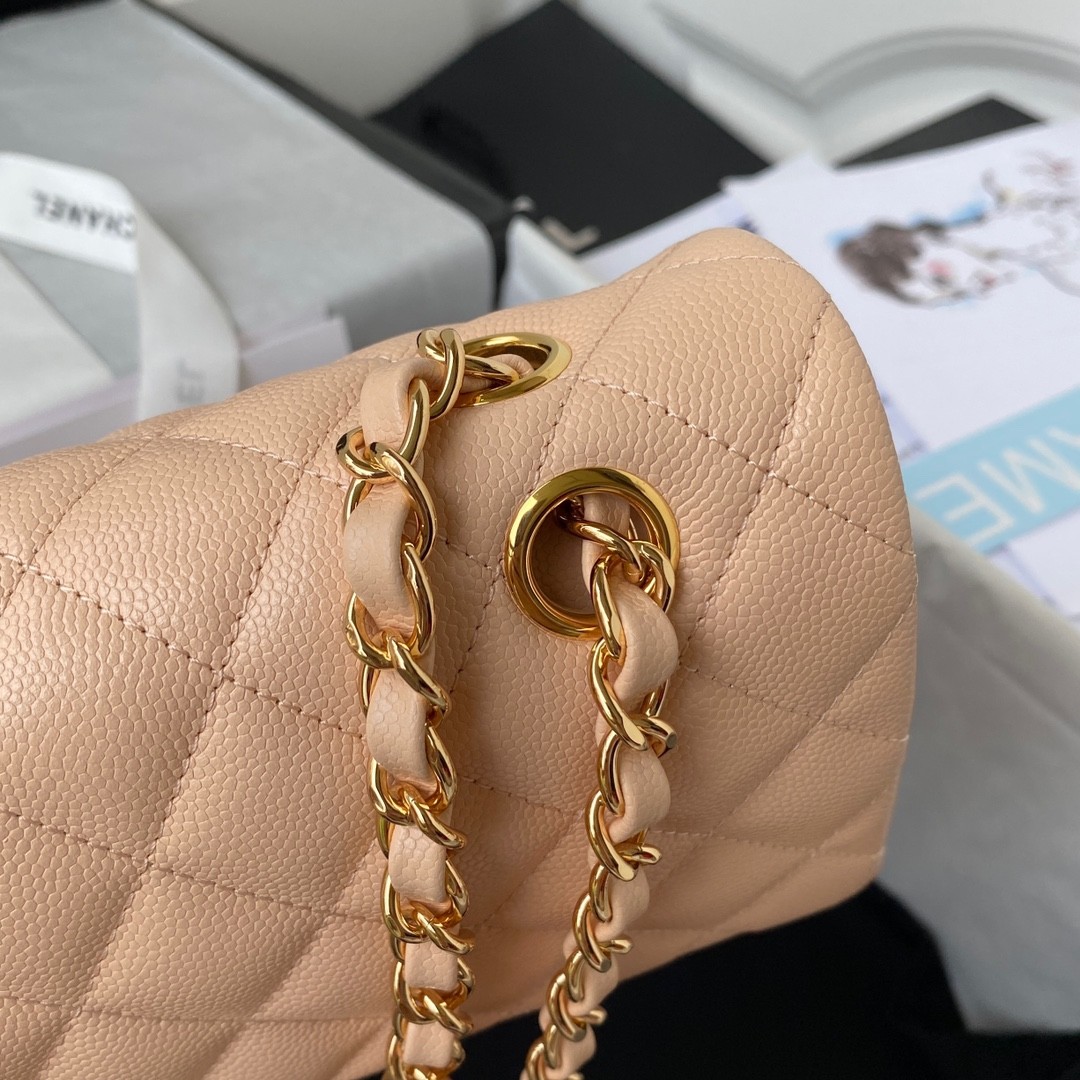 「#628」 Chane1 Classic Flap Bag Size: 15.5x25.5x6.5cm - Image 5