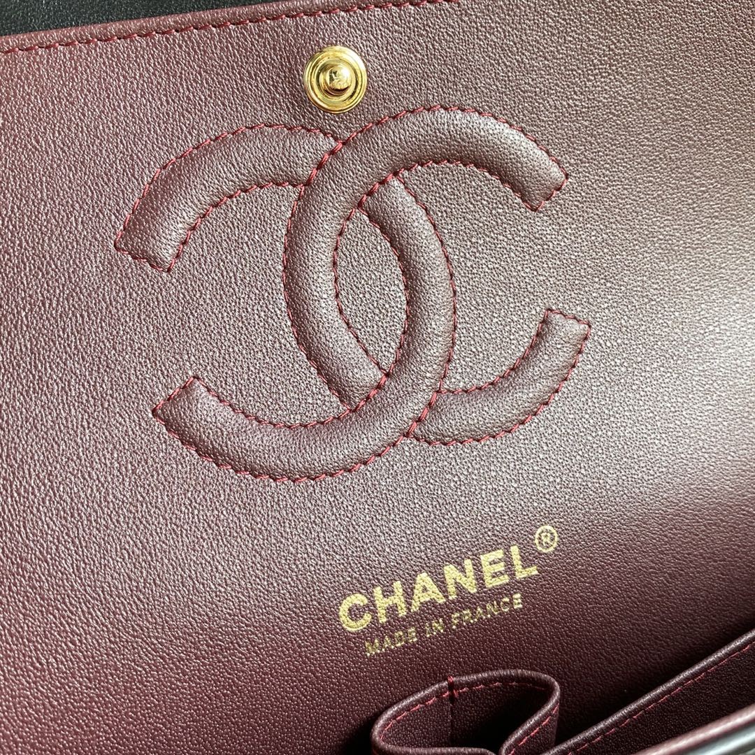 「#629」 Chane1 Classic Flap Bag Size: 15.5x25.5x6.5cm - Image 4
