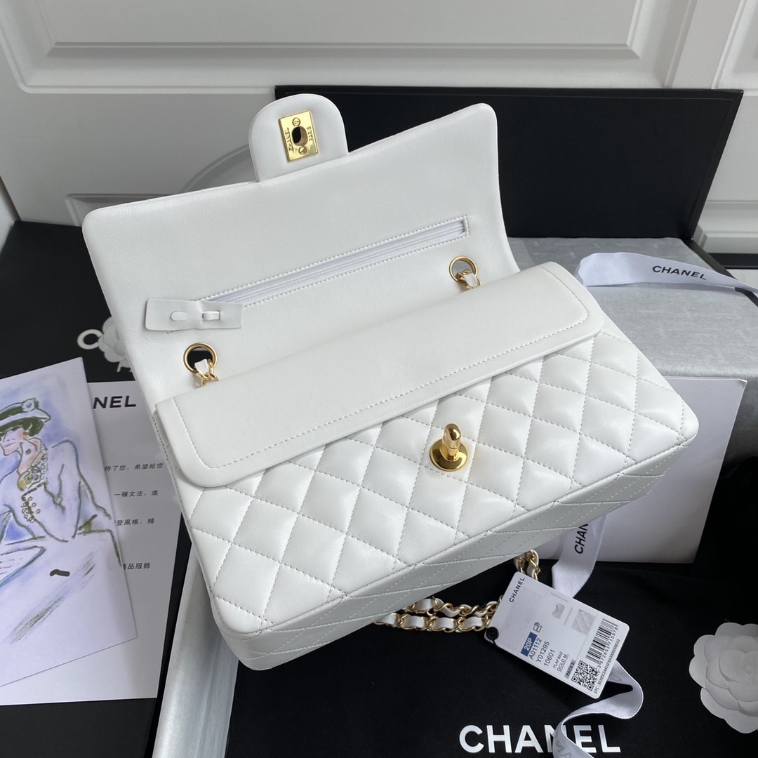 「#631」 Chane1 Classic Flap Bag Size: 15.5x25.5x6.5cm - Image 5