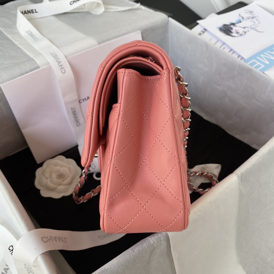 「#632」 Chane1 Classic Flap Bag Size: 15.5x25.5x6.5cm - Image 5