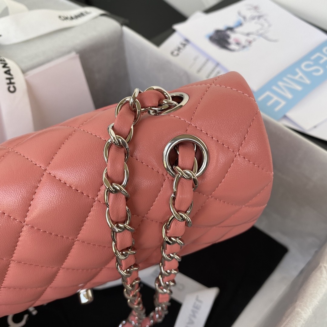 「#632」 Chane1 Classic Flap Bag Size: 15.5x25.5x6.5cm - Image 4