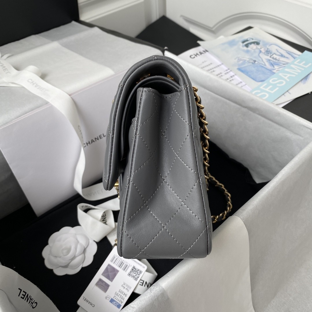「#633」 Chane1 Classic Flap Bag Size: 15.5x25.5x6.5cm - Image 4