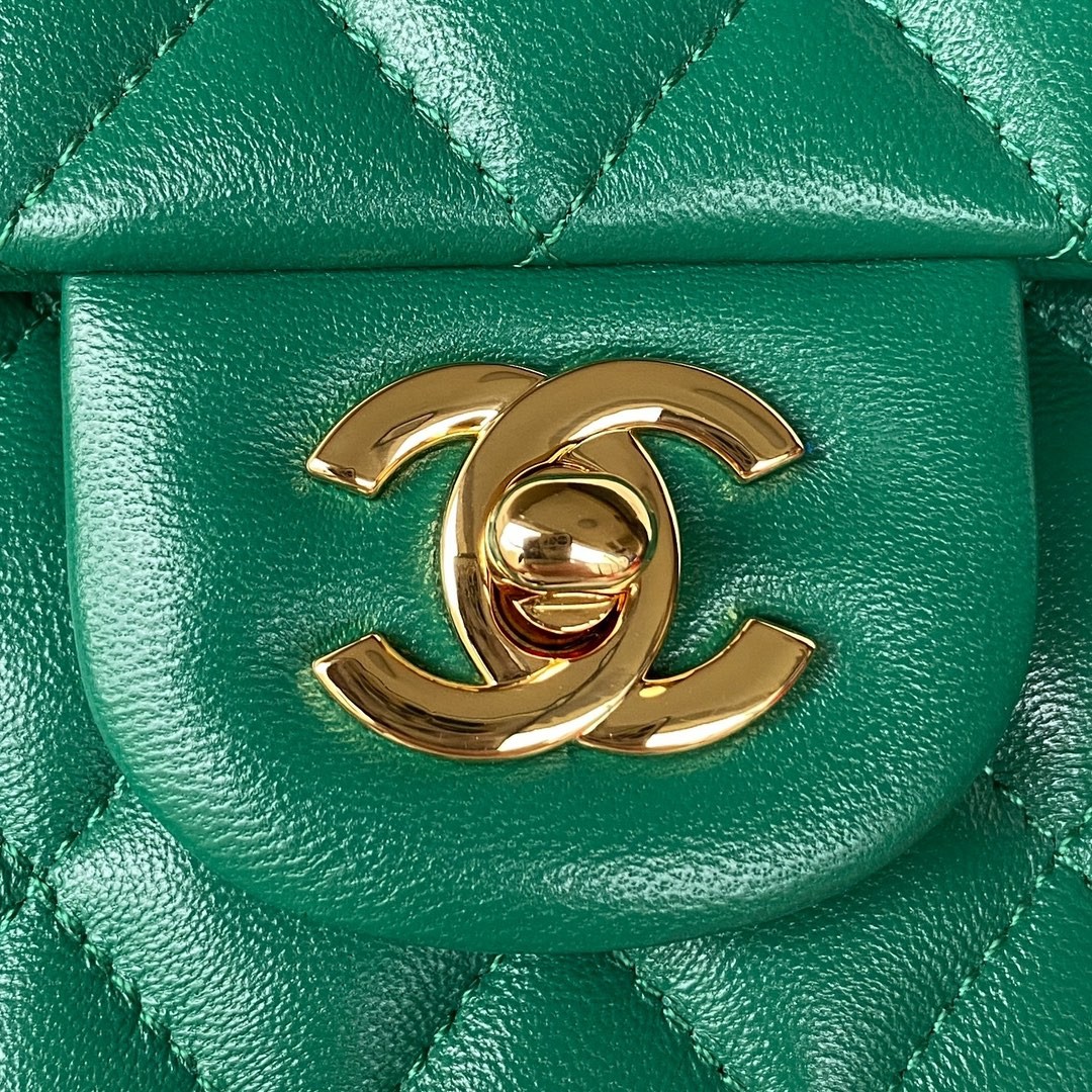 「#635」 Chane1 Classic Flap Bag Size: 15.5x25.5x6.5cm - Image 3