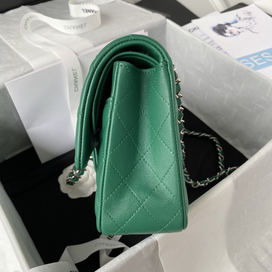 「#638」 Chane1 Classic Flap Bag Size: 15.5x25.5x6.5cm - Image 5