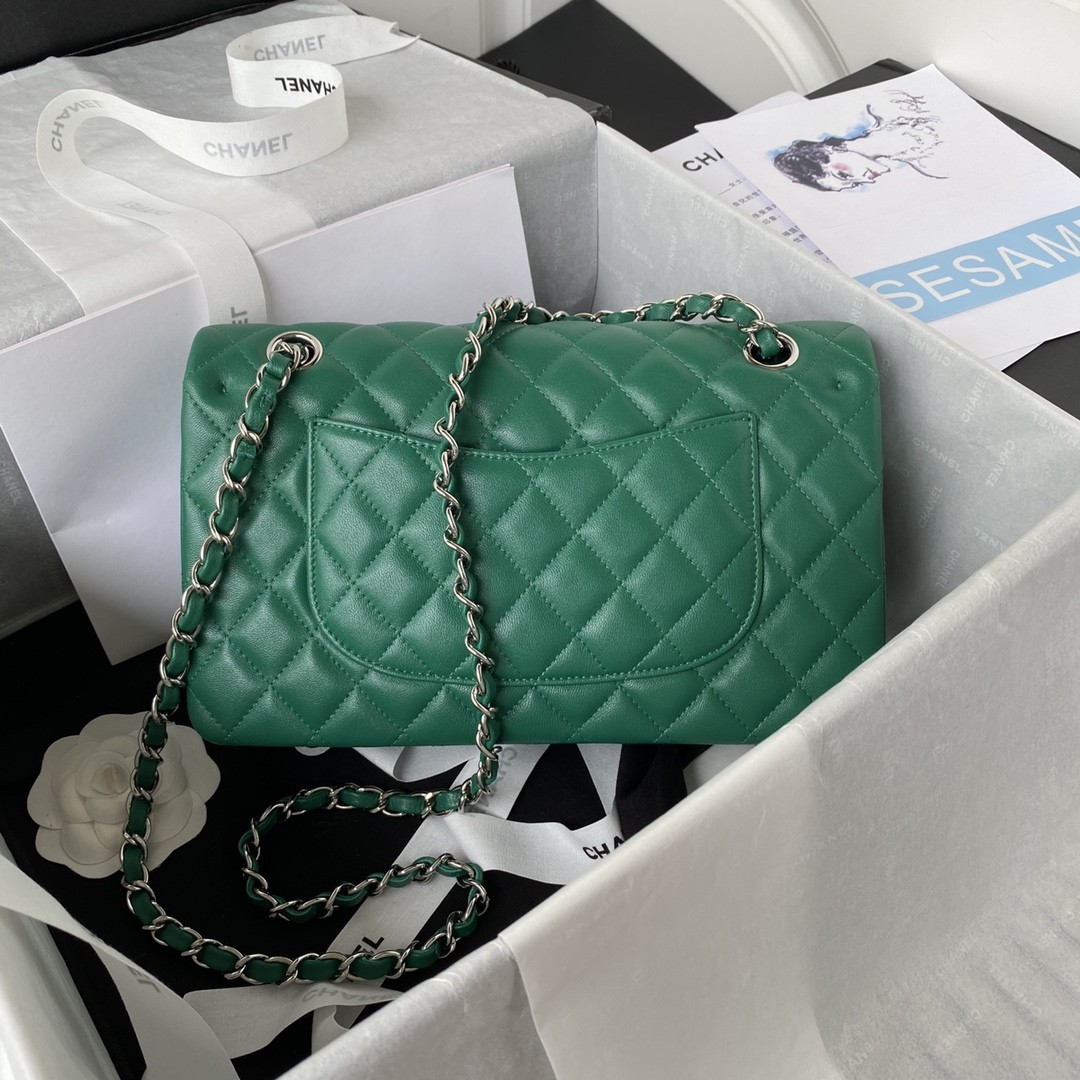 「#638」 Chane1 Classic Flap Bag Size: 15.5x25.5x6.5cm - Image 2