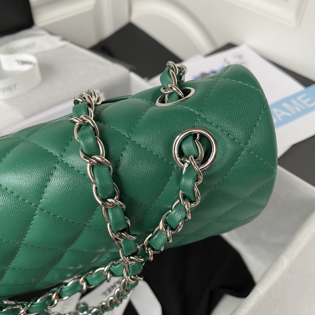 「#638」 Chane1 Classic Flap Bag Size: 15.5x25.5x6.5cm - Image 4