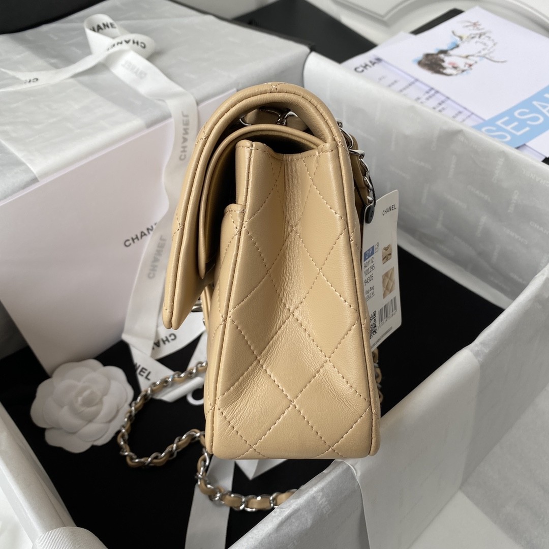 「#639」 Chane1 Classic Flap Bag Size: 15.5x25.5x6.5cm - Image 5