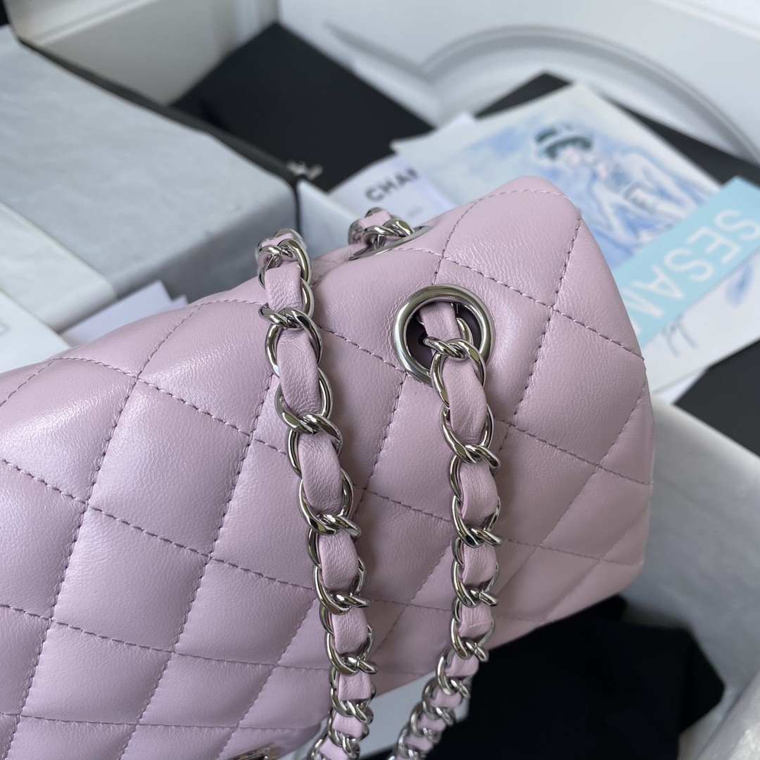 「#645」 Chane1 Classic Flap Bag Size: 15.5x25.5x6.5cm - Image 4
