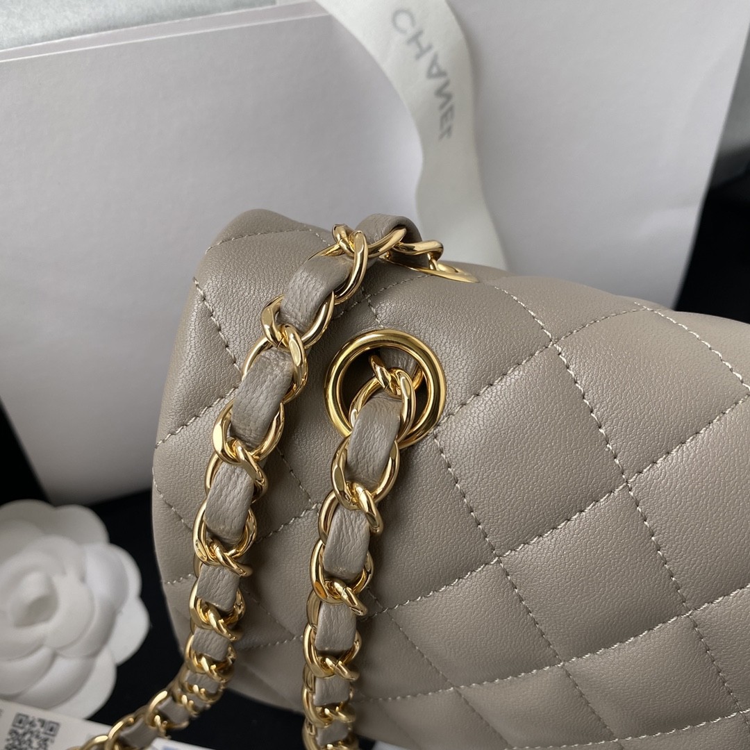「#653」 Chane1 Classic Flap Bag Size: 15.5x25.5x6.5cm - Image 5