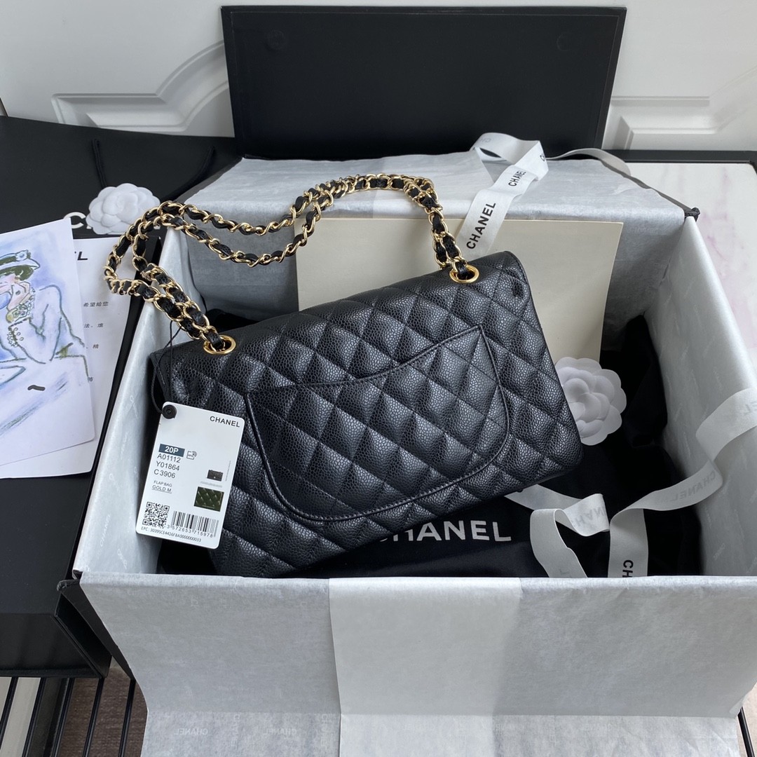 「#656」 Chane1 Classic Flap Bag Size: 15.5x25.5x6.5cm - Image 2