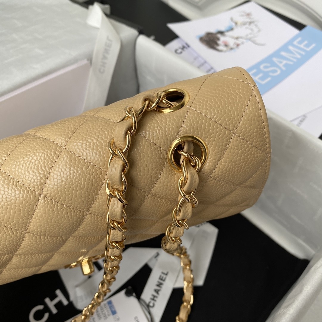 「#659」 Chane1 Classic Flap Bag Size: 15.5x25.5x6.5cm - Image 4