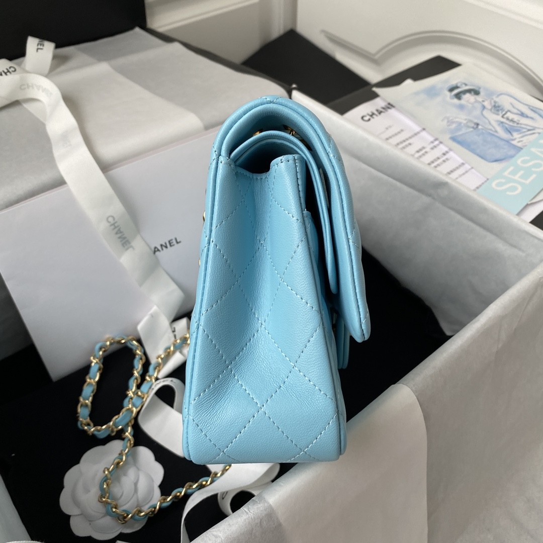 「#665」 Chane1 Classic Flap Bag Size: 15.5x25.5x6.5cm - Image 5